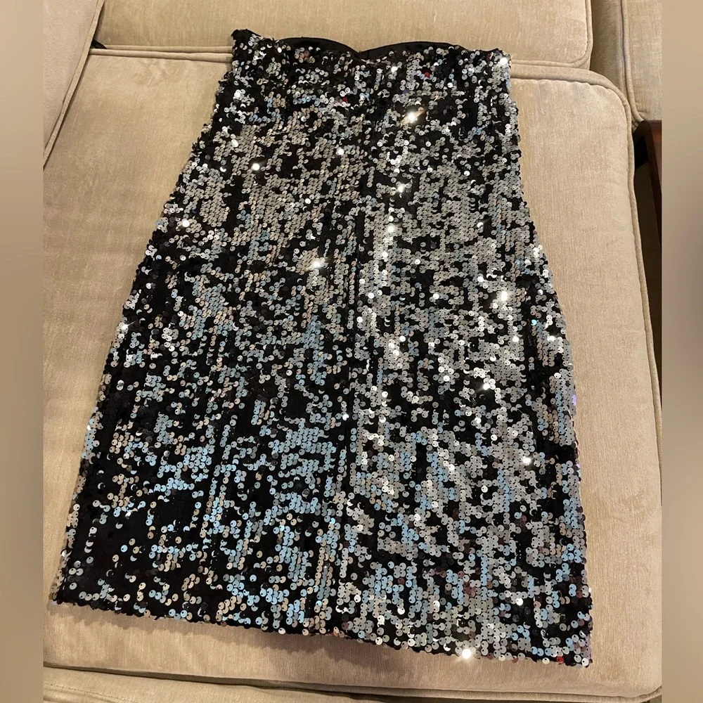 Arden B Dress Large Black/Silver - Picture 1 of 7